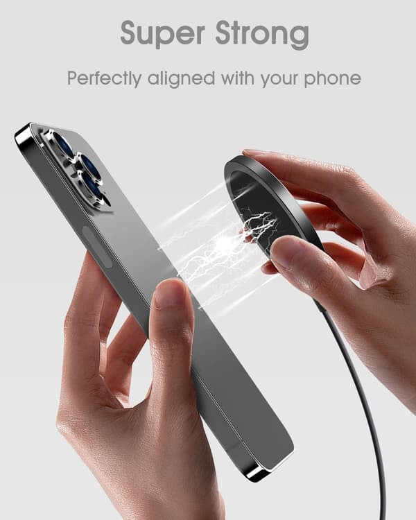Magnetisk trådløs oplader 15W til iPhone 16/15/14/13/12-serien-FY-