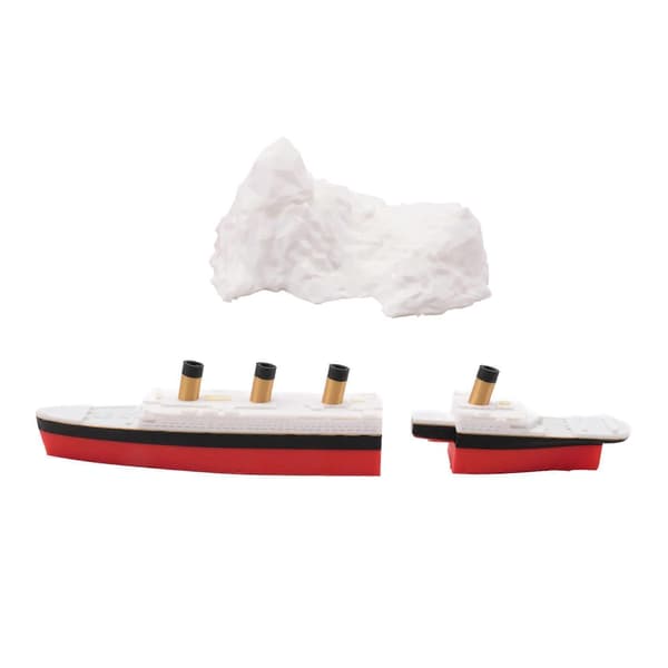 Realistic Split Titanic Bath Toy and Pool Toy, Titanic Topper, Historically Accurate Breakable Titanic Boat