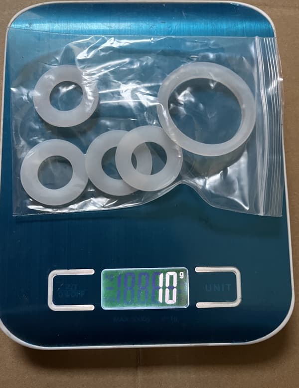 3-pack Anslutningstätningar Packningar för Coleman Kompatibel med Lay-Z-Spa, A och B/C Anslutningstätningar (Vit) [JUN]