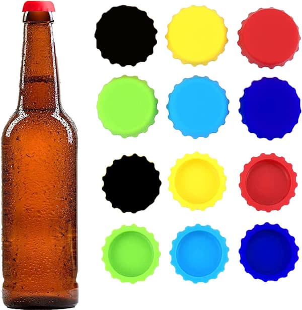 12x Ølsparer for ølelskere Rød Röd one size