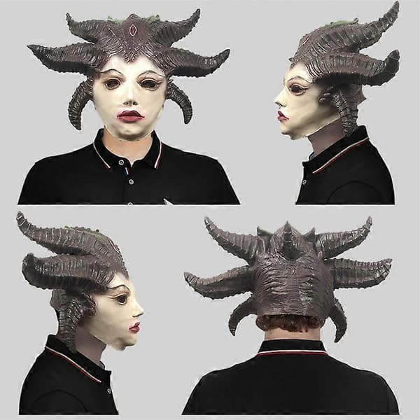 Skremmende demonmaske