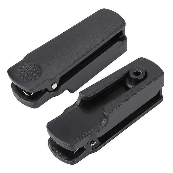 10 stk Vanntette Svarte Walkie Talkie Belteklips Tilbehør For BAOFENG UV-9R Plus