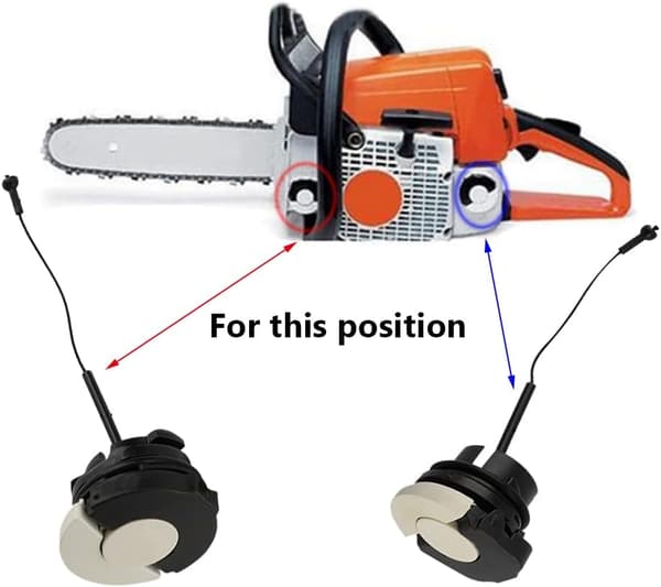 Kedjesågs bränsletanklock med bensinlock för STIHL kedjesågs bränsletank