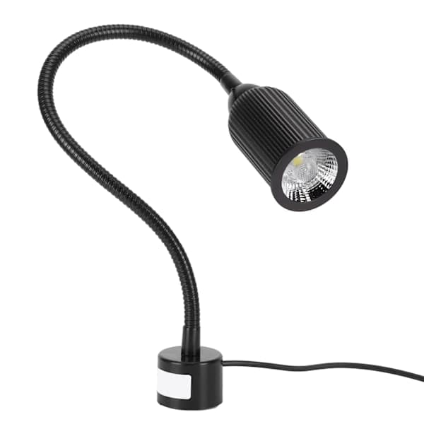 15W LED Sewing Machine Magnetic Work Light Flexible Gooseneck for Machine Tools Lathe EU Plug 110-220V