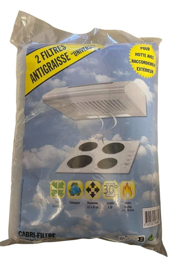Fettfilter 114x 7 cm – köksfläktsfilter / fettfilter till köksf