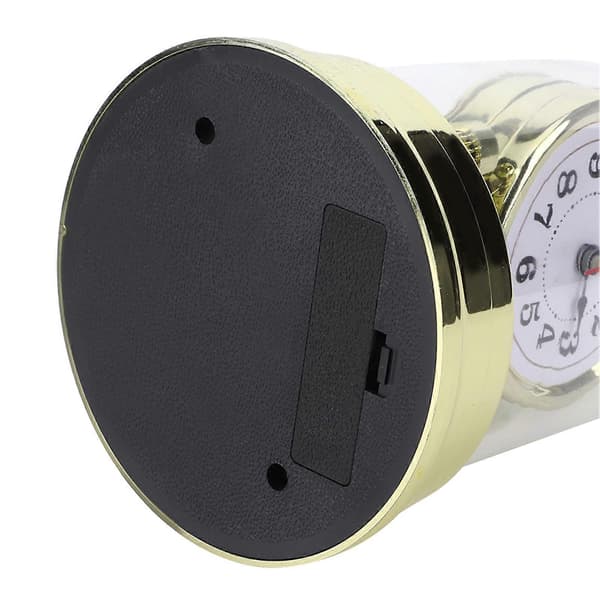 Bordsklocka, Antik Europeisk Retro Stil Vardagsrum Tyst Klocka, Batteridriven för Bord, Sovrum, Sängbord, Vardagsrum, Rumsdekoration