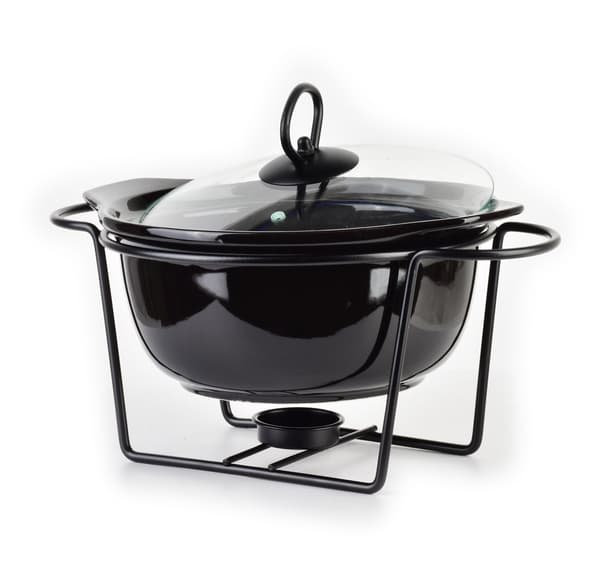 Keramisk serveringsfad med varmer Allesken MODERN KITCHEN 22,9 x 19,3 x 8,7 cm 1,2 l 1 stk