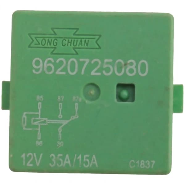 4X 12V 35A 5-bens køleblæserrelæ grøn 6547TX til 206 207 306 307 406 407 807[co]