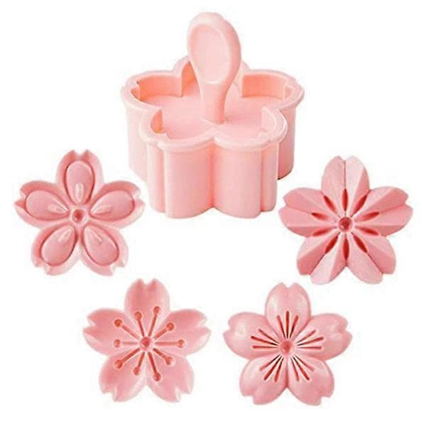Sakura Blomst Kageform Sæt - 4 stk