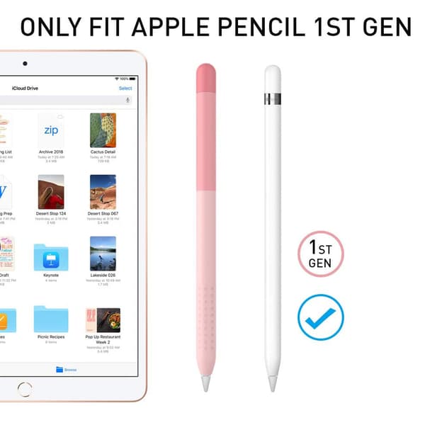 Durable Silicone, Protect Capacitive Pen Suitable for Apple Capacitive Pen 1st Generation Silicone Protective Cover Protective Shell Anti-drop