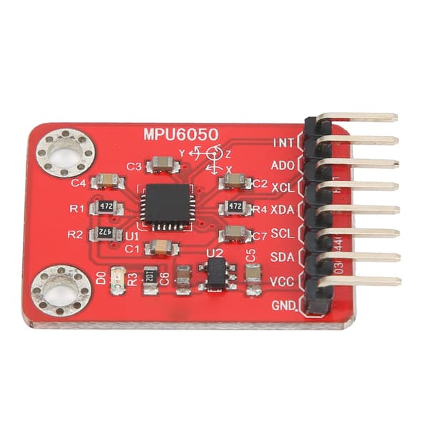 MPU6050 6-axis accelerometer gyroscope sensor module 16 bit AD converter data output