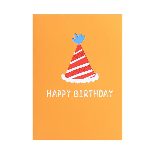 Funny Birthday Card with Rainbow Kitten, Funny Pop-Up Three--FX-