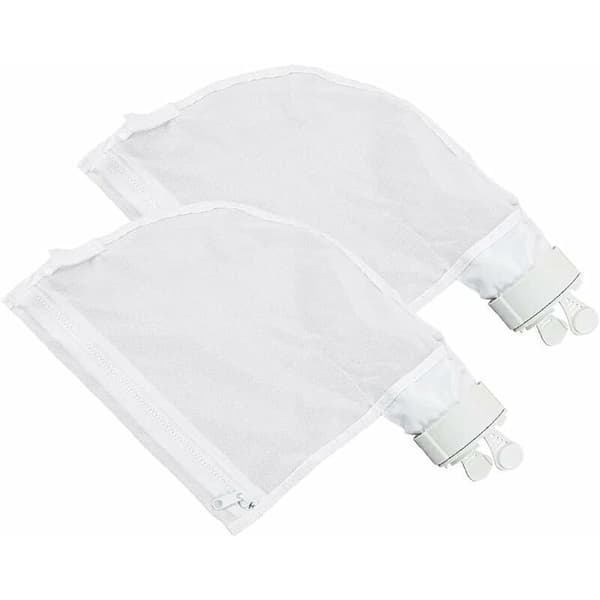 Pool Cleaner Bags, 2-Pack Zippered Nylon Filter Bags with Replacement Filter for Polaris 280/480 Pool Cleaners, by DEBUNS