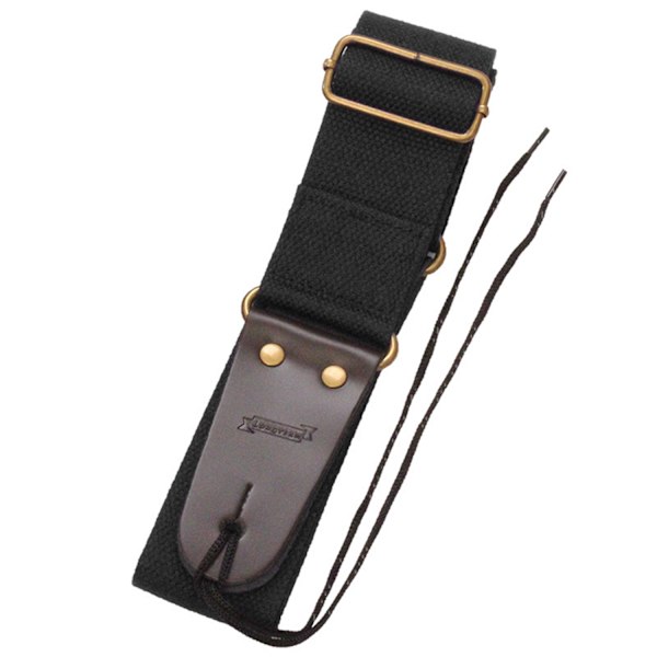 Justerbar gitarrrem i mjuk nylon, basrem med gitarrtillbehör Svart Svart