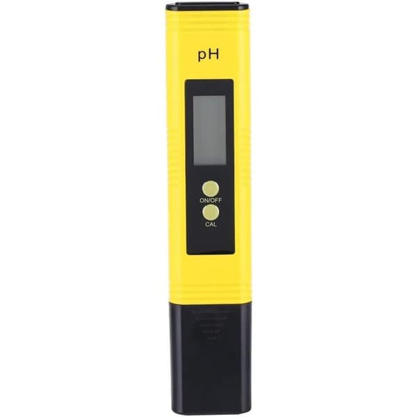 Digital pH Meter Automatic Calibration for Drinking Water Pools Yellow Compatible with Braun