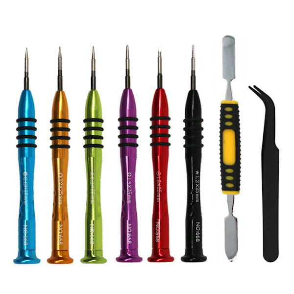 8-in-1 Precision Screwdriver Set for Electronics Repair Svart