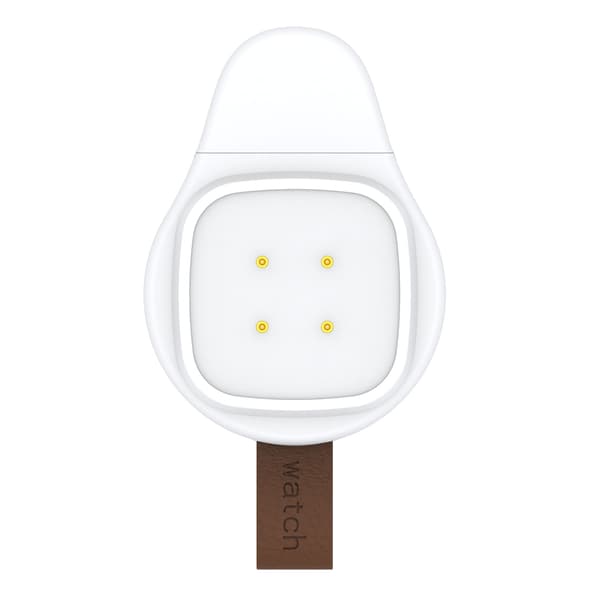 Reisevennlig trådløs magnetisk USB-ladebase for smartklokke