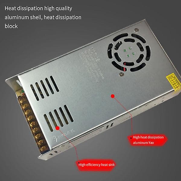 12V 50A 600W switch-strømforsyning til automatisering, lamper, instrumenter, elkraft, råolie og