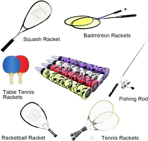 Greppband Tennisracket Absorberande Greppband 5 Färger