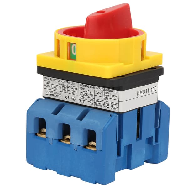 80A/100A Load Disconnect Switch 3-Pole 2-Position Rotary Cam On/Off Switch (100A)