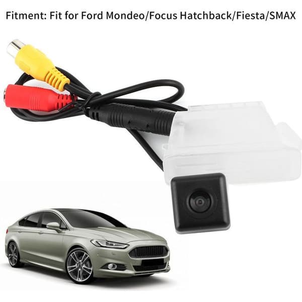 Bilbackkamera, CCD backvideomonitor, lämplig för Ford Mondeo/Focus Hatchback/Fiesta/SMAX