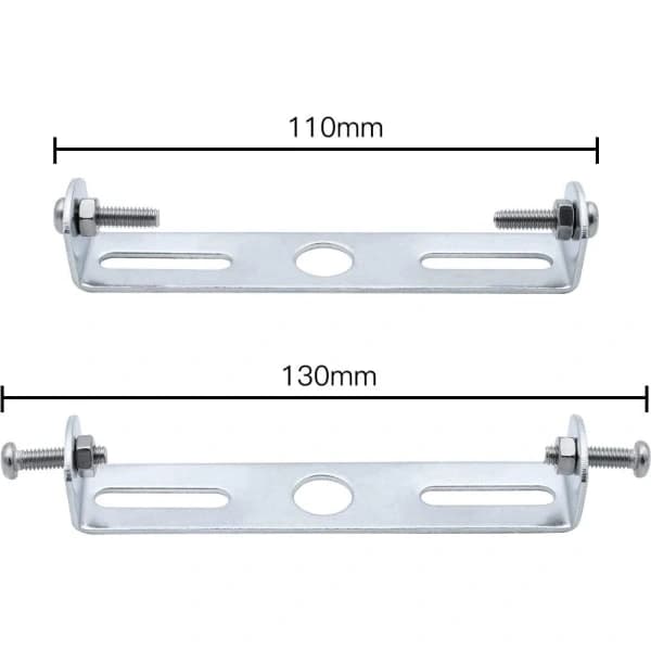 Loftlampebeslag til hængende armaturer, 100 mm [4 stk.]