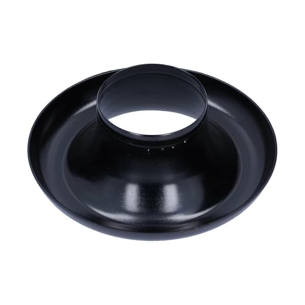 4 tommer kaldluftinntak Turbo Horn Velocity Stack Adapter Dekorasjon CNC Aluminium Biltilbehør Svart