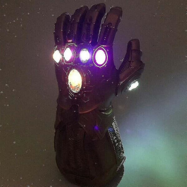 Thanos Handsker til Børn Infinity Gauntlet med LED-lys Avengers 4 Cosplay Legetøj [HK]