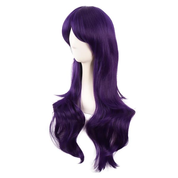 Wig Anime Long Curly Wig 70CM (Dark Violet)