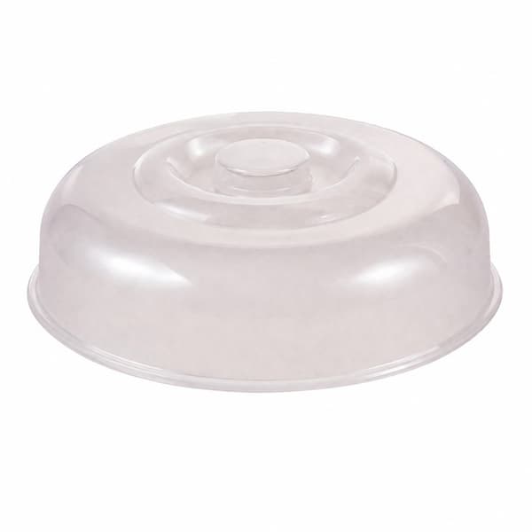 Mikrobølgedæksel, 17 cm, PP-materiale, transparent, stænkbeskytter, maddæksel, grebsdesign