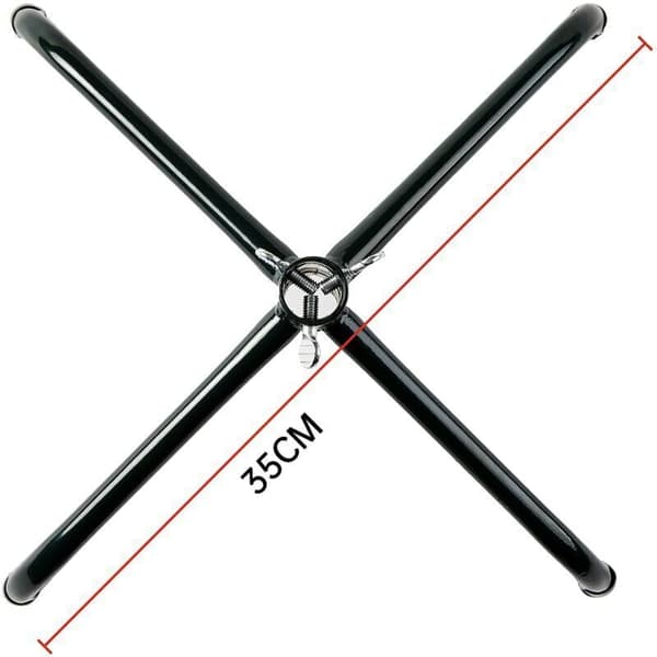 Christmas Tree Stand, Suitable for 35 cm or 45 cm Artificial Christmas Trees, Iron Stand, Green (35 cm)