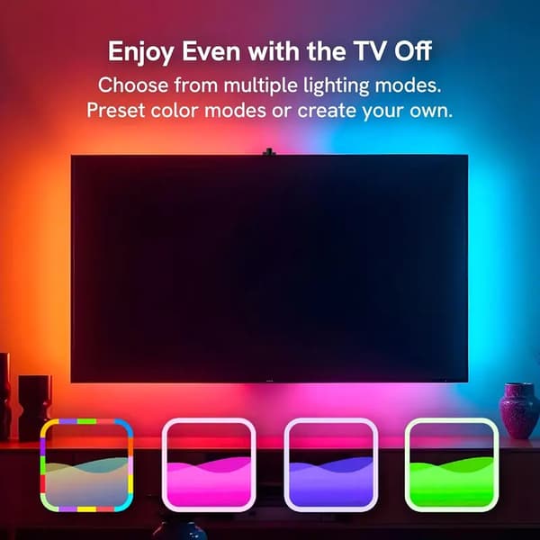 LED Strips TV LED Backlight with Camera, RGB Lights Sync with Screen (5 meters)