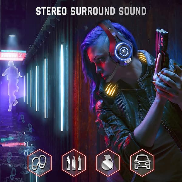 Kuulokkeet mikrofonilla PS4 PS5 PC Xbox Series Deep Gaming Headset