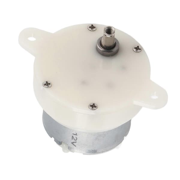 12V Slow Speed Small Gear Motor Gearbox with Terminal Silent Gear Rotation