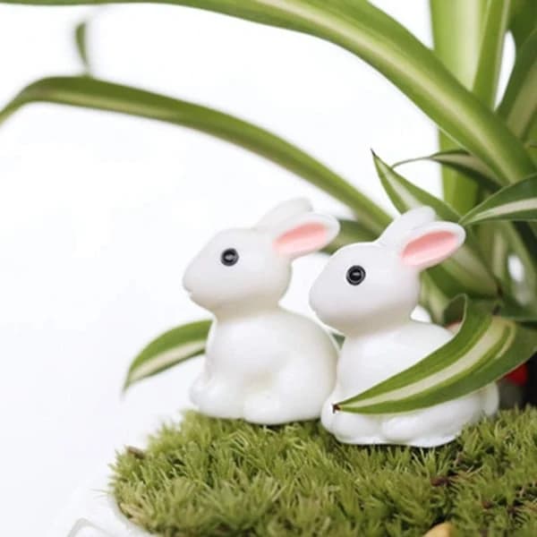 10-pack miniatyrkaniner för blomkrukor