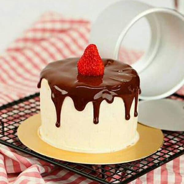 Mini gullfarget rund kakebunn av papp, mousse kakefat, 100 stk kakefat runde pappdessertfat