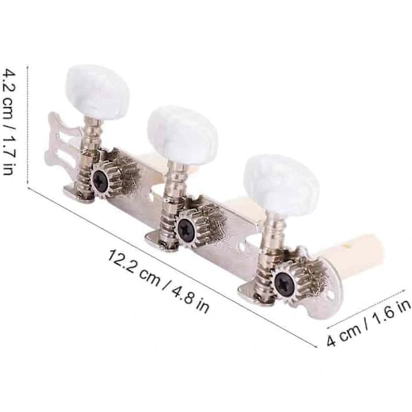 Guitar Tuning Pegs, Left/Right Tuner Set, String Tuning Keys, Replacement Parts for Classical Guitar (FMY)