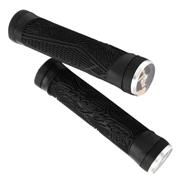 FMFXTR Mountain Bike Handlebar Grips Gecko Pattern Universal Silicone Handlebar Black