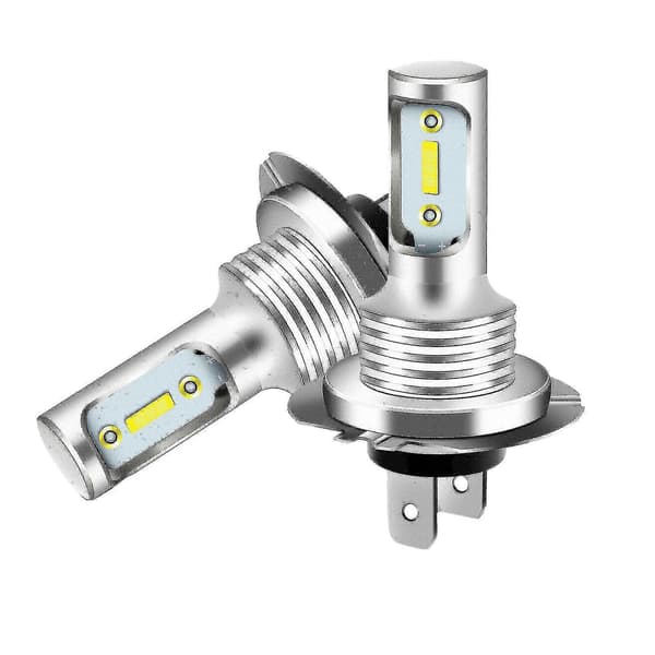 2x H7 LED-frontlykter 6000k Superhvit 110w 8000lm Frontlyktsett Tåkelyspærer Sett Nærlys
