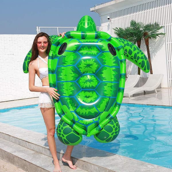 Havskildpadde Ride-On Pool Strandlegetøj 150cm x 127cm