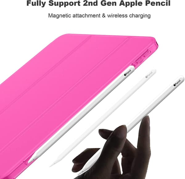 Ipad Air 4 Case 2020 - Ipad Air 4th Generation Case 10.9 Inch Lightweight Slim Protective With Translucent Frosted Hard Back [supports Touch Id]