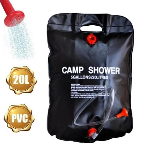 Bærbar Solbrusepose - PZCC - 5 Gallon/20L - Type S