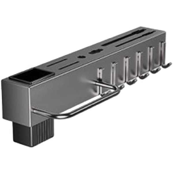 Wall-mounted drill-free kitchen utensil holder - chopstick storage, knife hook, space-saving