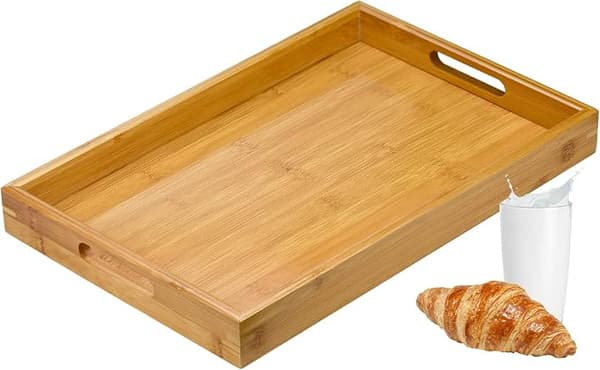 Suorakulmainen tarjotin kahvoilla 40*29*4.3cm