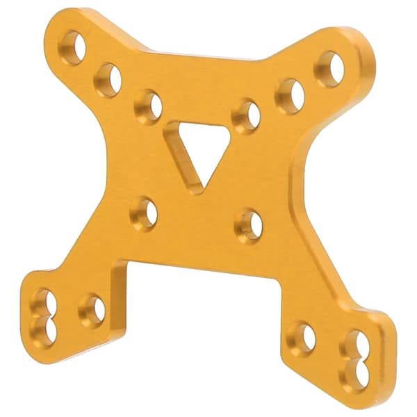 Forreste støddæmperplade dæmpningsplade Passer til Wltoys 144001 1/14 RC Bilreservedele Guld Y