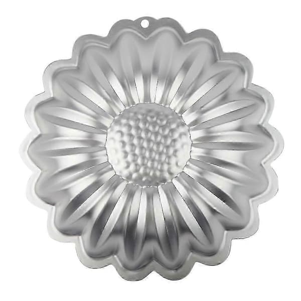 3D Solsikke Blomst Fødselsdagskage Bageform DIY Non-stick Bageudstyr