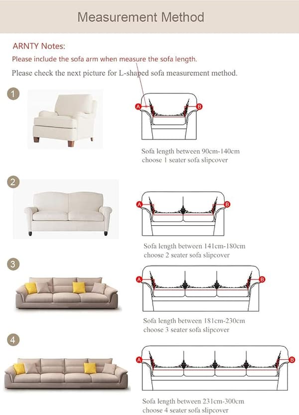 Trykt stretchsofaovertrekk, moderne sklisikkert 1/2/3/4-seters elastisk sofaovertrekk (2-seters sofaovertrekk: 145-185 cm, grå-lønnblad)