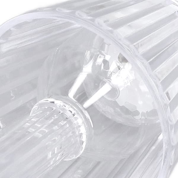 Crystal Diamond Table Lamp Strong Light Transmittance Transparency Mini Crystal Table Lamp Waterproof Bedroom Bedside Lamp Warm White