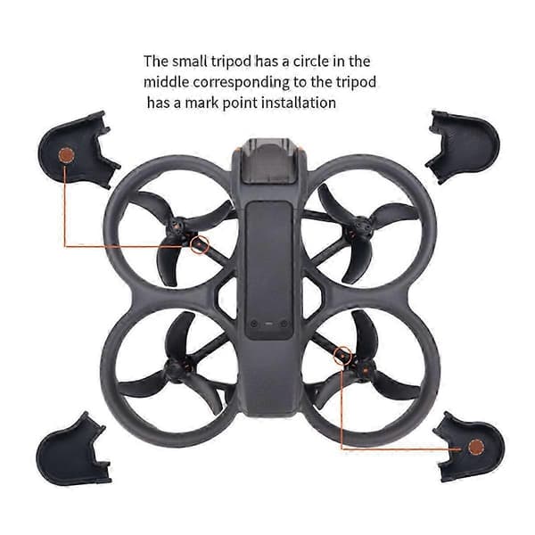Landing Gear Protectors for Avata 2 to Prevent Bottom Wear