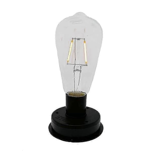 [LD]3pcs Solar LED Tungsten Bulb 2800K Automatic Light Sensors Fence Night Light Compatible with Garden